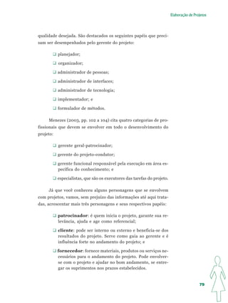 Apostila Elaboração de Projetos