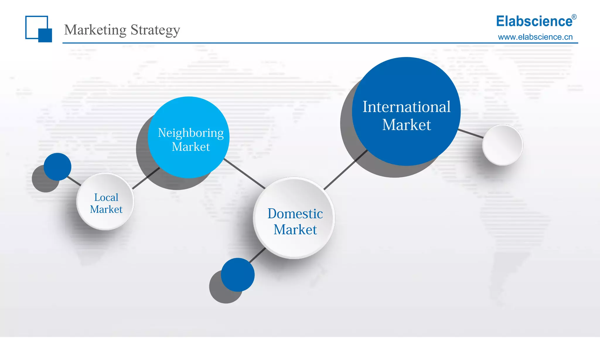www.elabscience.cn
Marketing Strategy
International
Market
Domestic
Market
Neighboring
Market
Local
Market
 