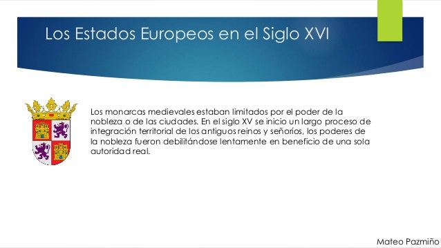 El absolutismo europeo y la formacion de los estados