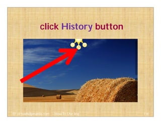 click History button
118@ virtualhelpmanila.com - How To Use Jing
 
