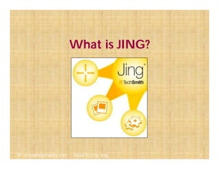 What is JING?
2@ virtualhelpmanila.com - How To Use Jing
 