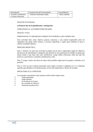 EJEMPLO DE ESQUEMA DE UN PLAN DE CLASE DESARROLLADO 
1. Datos informativos. 
5.1. Nombre de la escuela: Escuela “Pedro Víctor Falconí” 
5.2. Asesor Orientador: Lic. …………… (Profesor(a) del año de básica) 
5.3. Coordinador del Módulo……………………………………………………………………………………………………………………………. 
5.4. Alumno Practicante: …………………………………………………………………………………………………………………………………… 
5.5. Área de estudio: Lengua y Literatura 
5.6. Año de Educación General Básica: Sexto año de Educación General Básica 
5.7. Eje curricular integrador: Escuchar, hablar, leer y escribir para la interacción social 
5.8. Bloque Curricular: Descripción científica/ Encuesta / Notas de enciclopedia / Notas ( apuntes) 
5.9. Eje de Aprendizaje: Escribir 
5.10. Conocimiento de la clase: Descripción científica 
5.11. Tiempo de duración: 90 minutos 
5.12. Año lectivo: 2010 – 2011. 
6. Objetivos educativos específicos: 
 