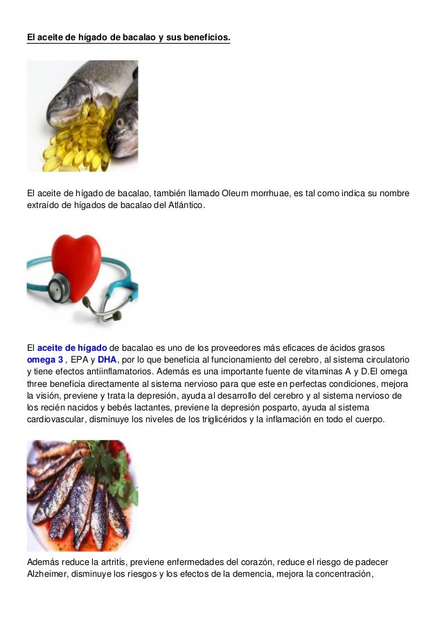 Beneficios Del Aceite De Higado De Bacalao - Estos Beneficios