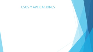 USOS Y APLICACIONES
 
