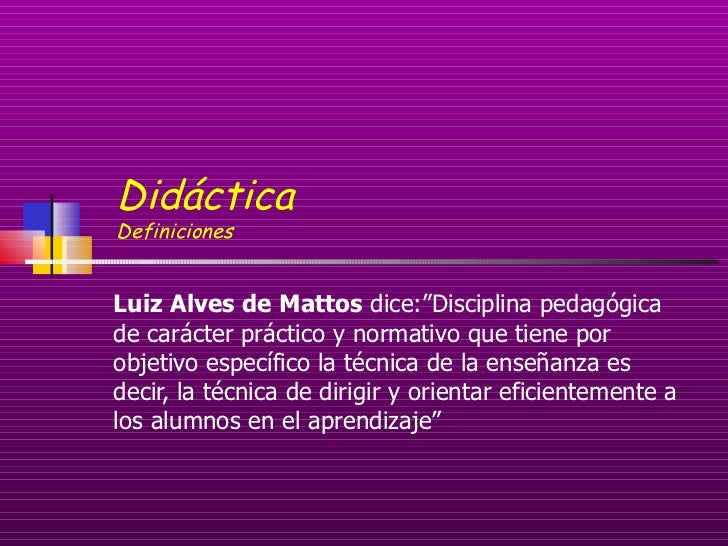 El acto didáctico