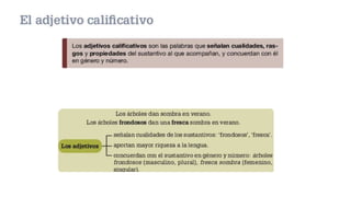 El adjetivo