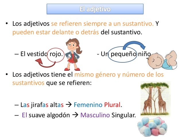 Resultado de imagen de ADJETIVOS SEGUNDO PRIMARIA