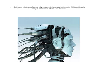 Derivada de este enfoque la teoría del procesamiento humano de la información (PHI) considera a la computadora como modelo del cerebro humano 