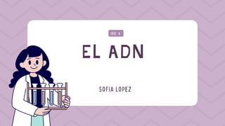 EL ADN
3RO "A"
SOFIA LOPEZ
 