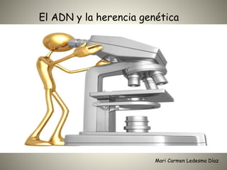 El ADN y la herencia genética
Mari Carmen Ledesma Díaz
 