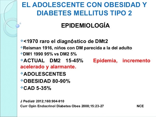 El adolescente con obesidad y diabetes mellitus tipo 2, su El adolescente con obesidad y diabetes mellitus tipo 2, su
