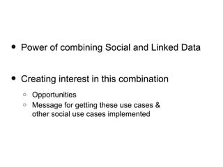 Envisioning Social Applications of Library Linked Data Slide 28