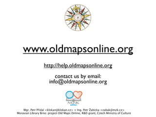 OldMapsOnline.org: ELAG 2009 Workshop Report