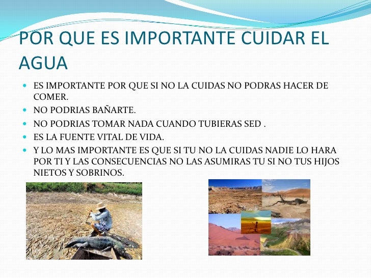 El agua