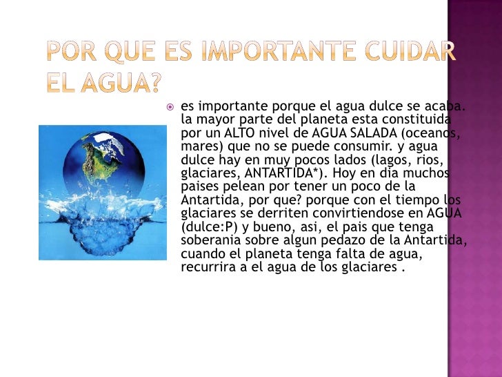El agua