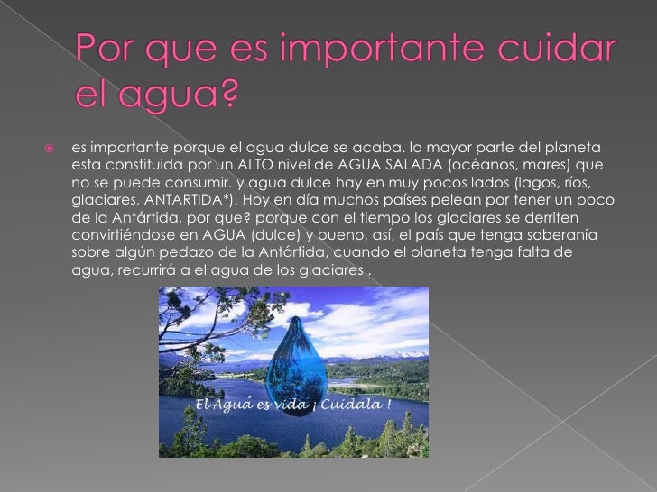 El agua