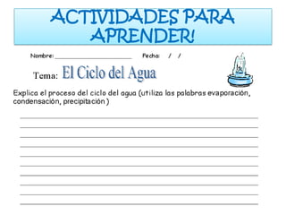 ACTIVIDADES PARA
   APRENDER!
 