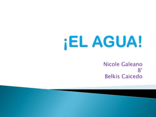 Nicole Galeano
8°
Belkis Caicedo
 