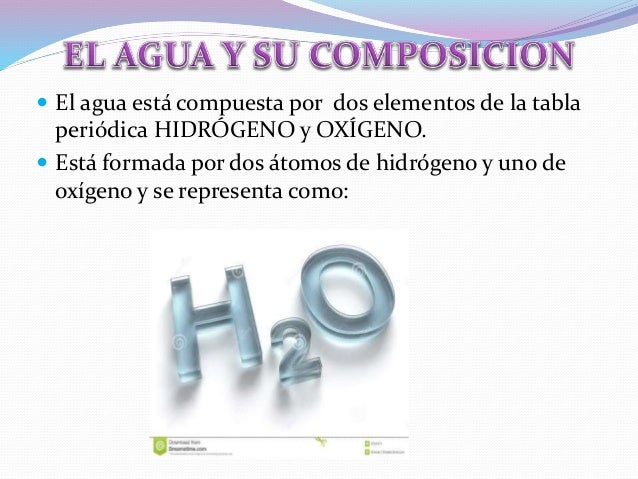 De Que Esta Compuesta El Agua