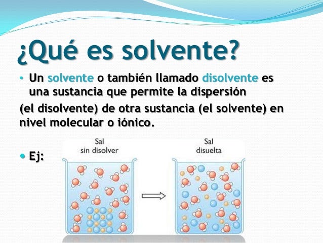 Porque El Agua Es Un Buen Disolvente Onsi