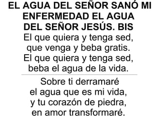 El agua del_señor