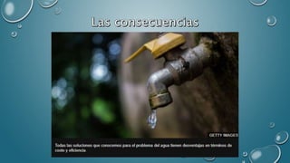 El agua dulce y la escasez de agua en el mundo | PPTX