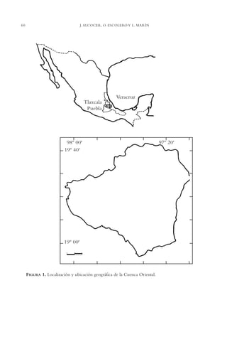 AMC Ag03Cuenca Or.

60

13/4/94

05:11 pm

Page 60

J. ALCOCER, O. ESCOLERO Y L. MARÍN

FIGURA 1. Localización y ubicación geográfica de la Cuenca Oriental.

 