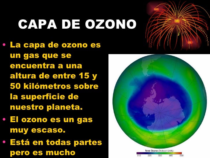 El agujero de ozono