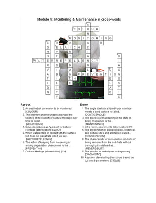 Elaich module 5 crosswords solutions