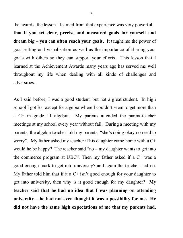 world of choices junior achievement speech my secrets of success essays examples