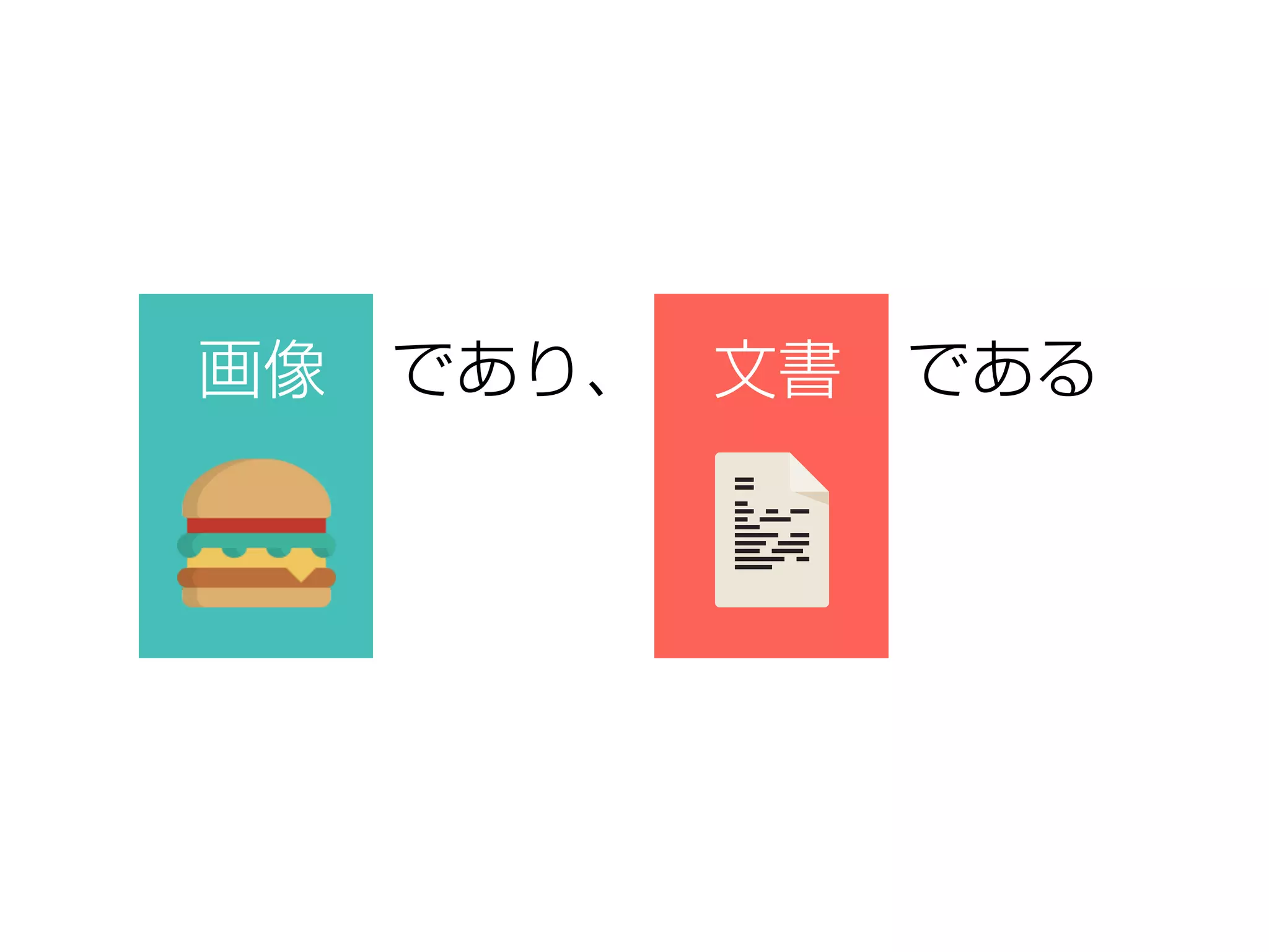 画像 であり、 文書 である
 