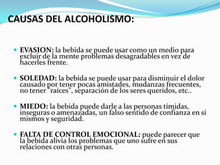 El Alcoholismo