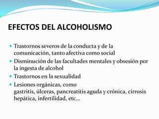 El Alcoholismo
