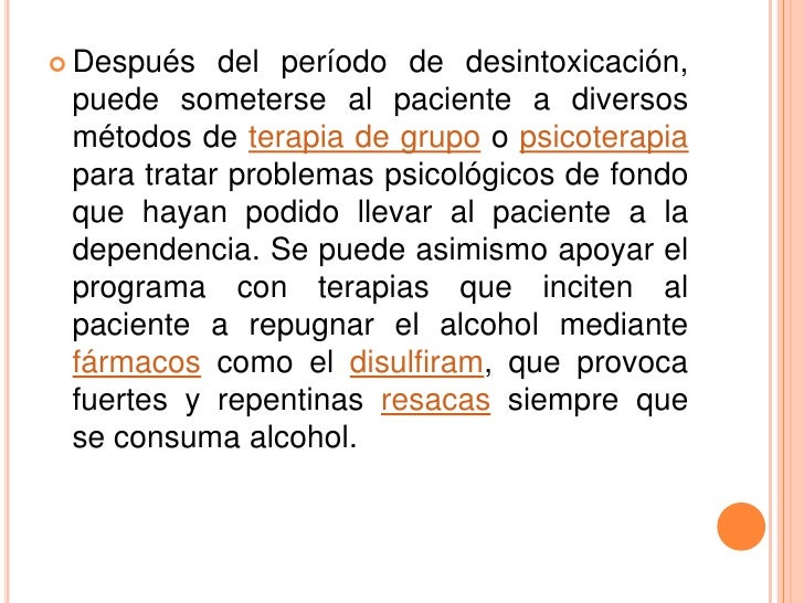 Las direcciones el tratamiento del alcoholismo por medio de la hipnosis