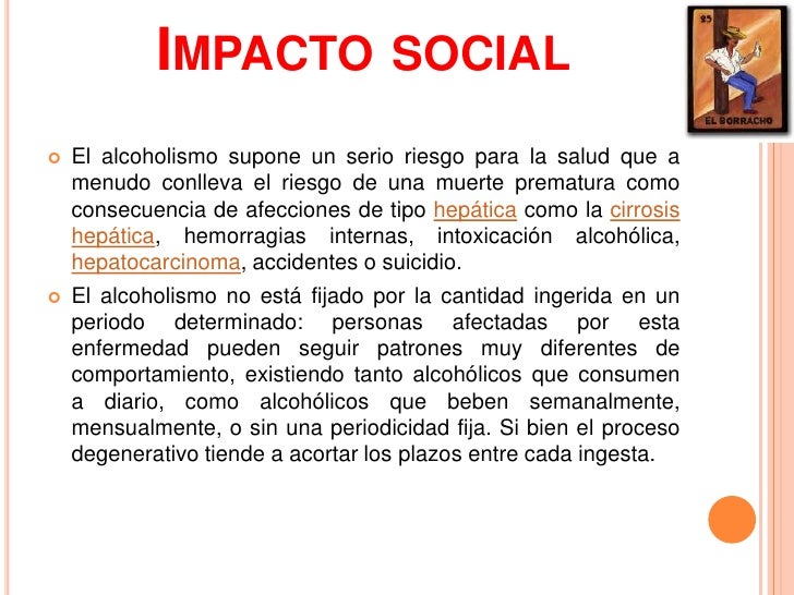 Las consecuencias públicas del alcoholismo