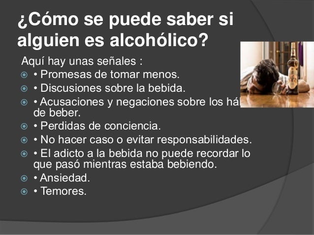 El alcoholismo y los efectos que produce