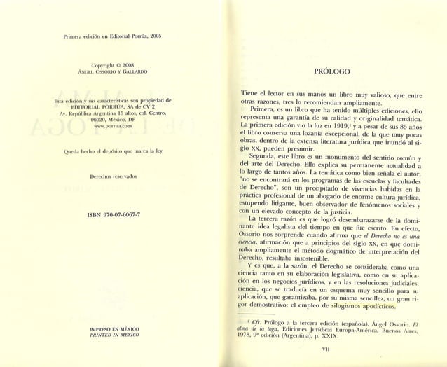 El alma de la toga angel ossorio y gallardo | PDF