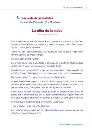 El alma de los cuentos fomento de la igualdad en primaria y secundaria ...