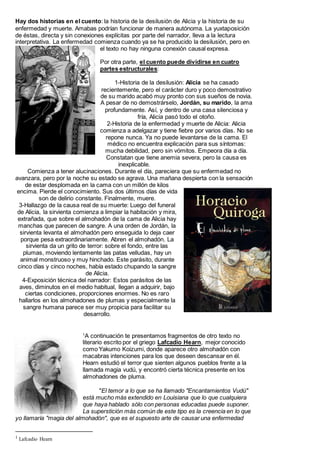 Cuento Fantástico Horacio Quiroga Almohadon De Plumas Pdf Cuento El Almohadon De Plumas De Quiroga Plumas Cuento AlmohadÃ³n De Plumas  Horacio Quiroga Pdf Horacio