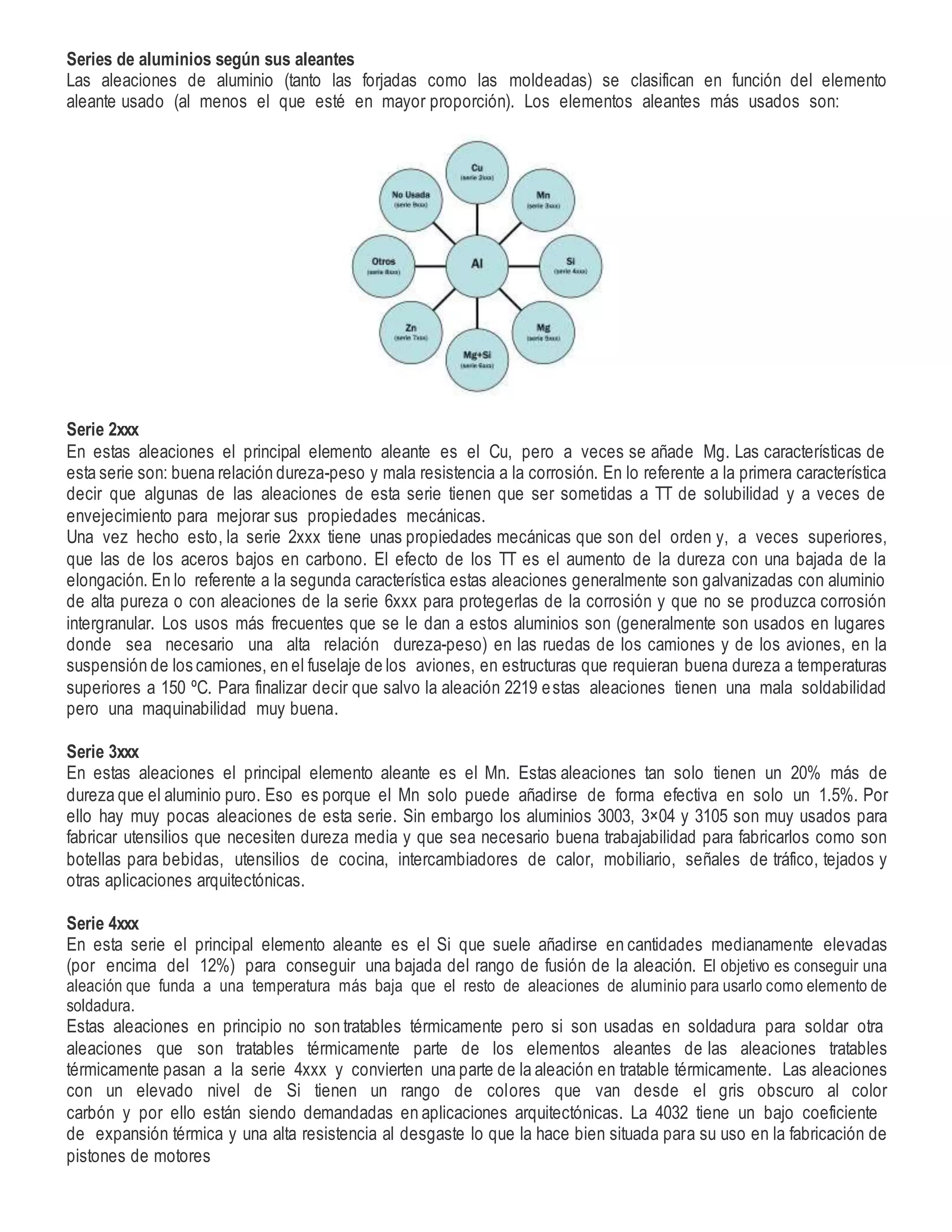 El aluminio y sus aleaciones | DOCX | Chemistry | Science