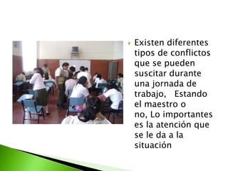 MANIFESTACIONES DE LOS ALUMNOS AL LLEGAR A SU ESCUELA