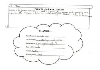 DEFINICIÓN SOBRE EL AMOR