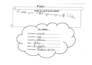 DEFINICIÓN SOBRE EL AMOR