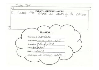 DEFINICIÓN SOBRE EL AMOR