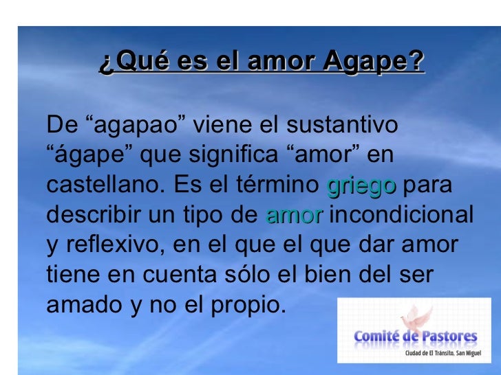 El amor agape
