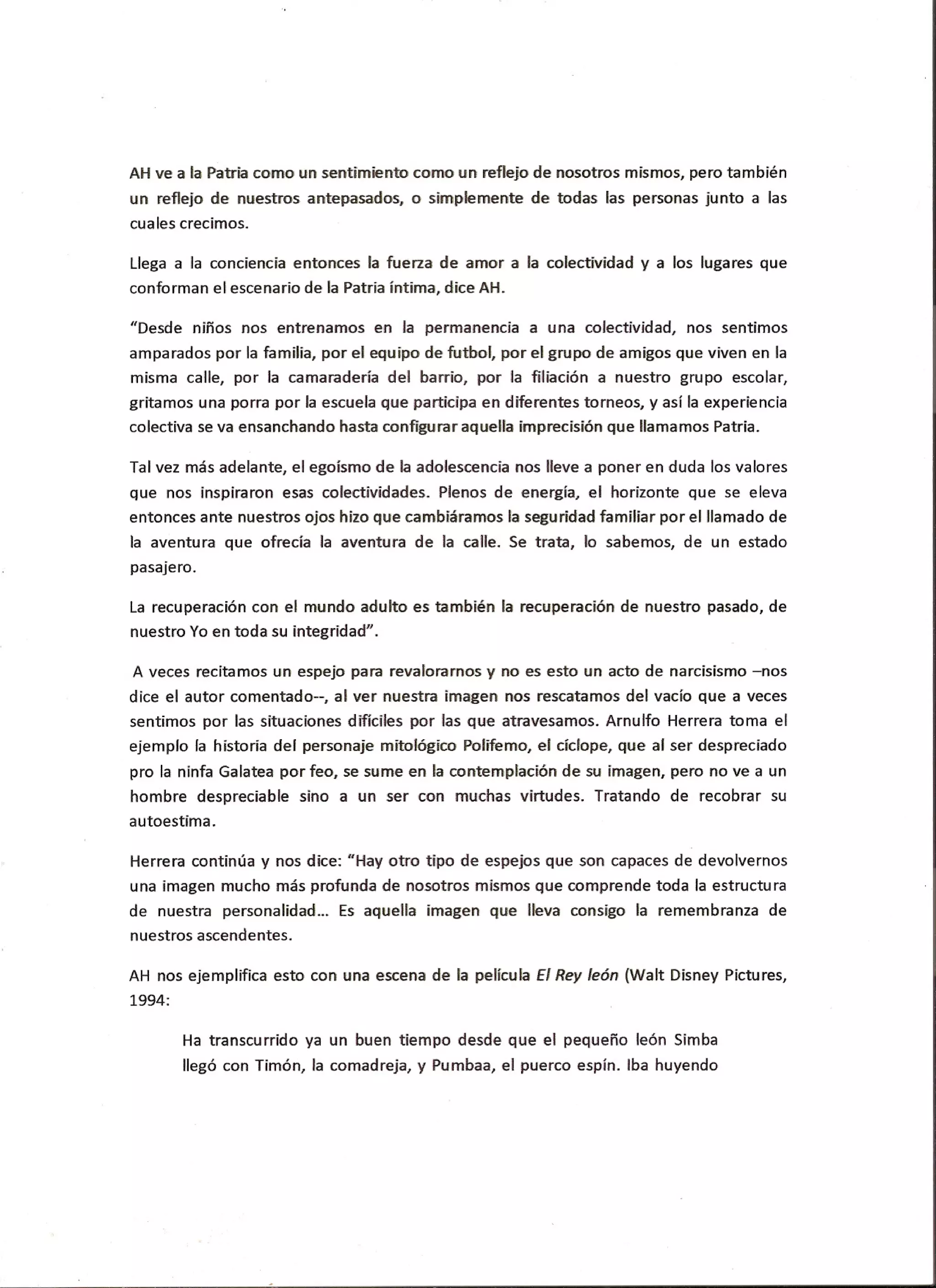El Amor A La Patria | PDF