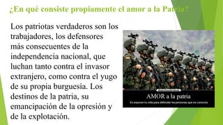 El amor a la Patria | PDF