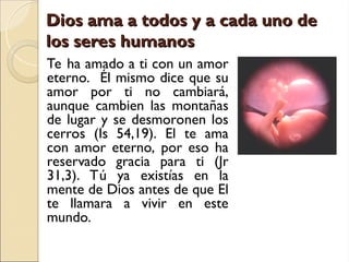 El amor de Dios es Eterno según la biblia | PPT