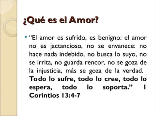 El amor de Dios es Eterno según la biblia | PPT