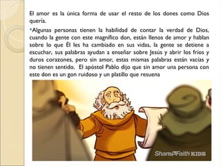 El amor de Dios es Eterno según la biblia | PPT